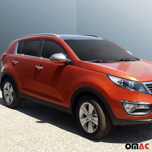 Kia Sportage Mirror Cover - Omac - S.Steel - Gloss Silver - '11-'14